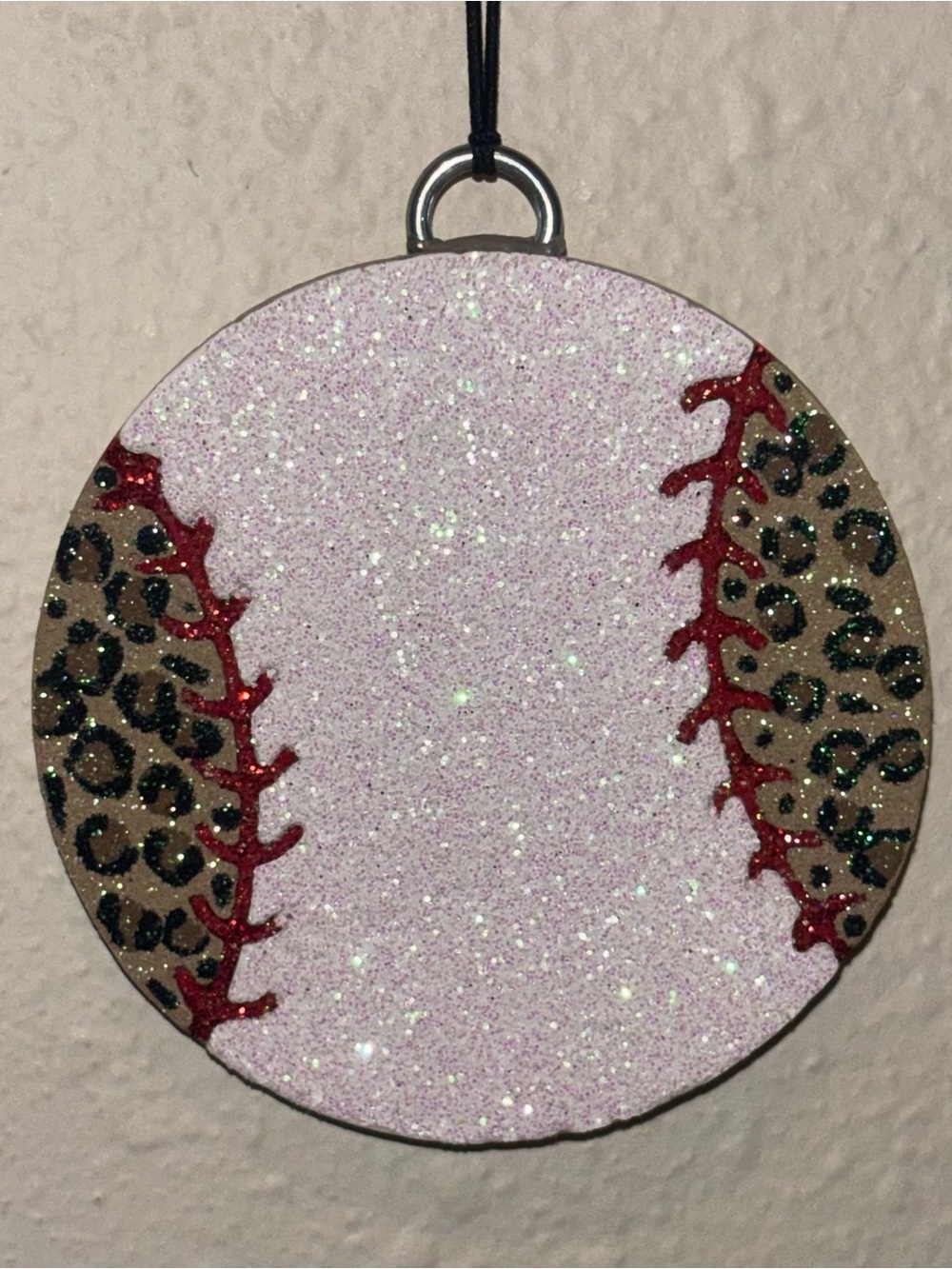 Leopard Print BaseBall Freshie